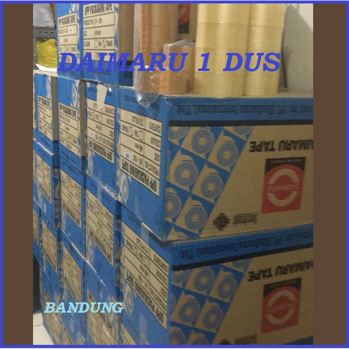 

LAKBAN DAIMARU 1 DUS 48MM X 90 YARD ISI 72 ROLL BENING/ COKLAT