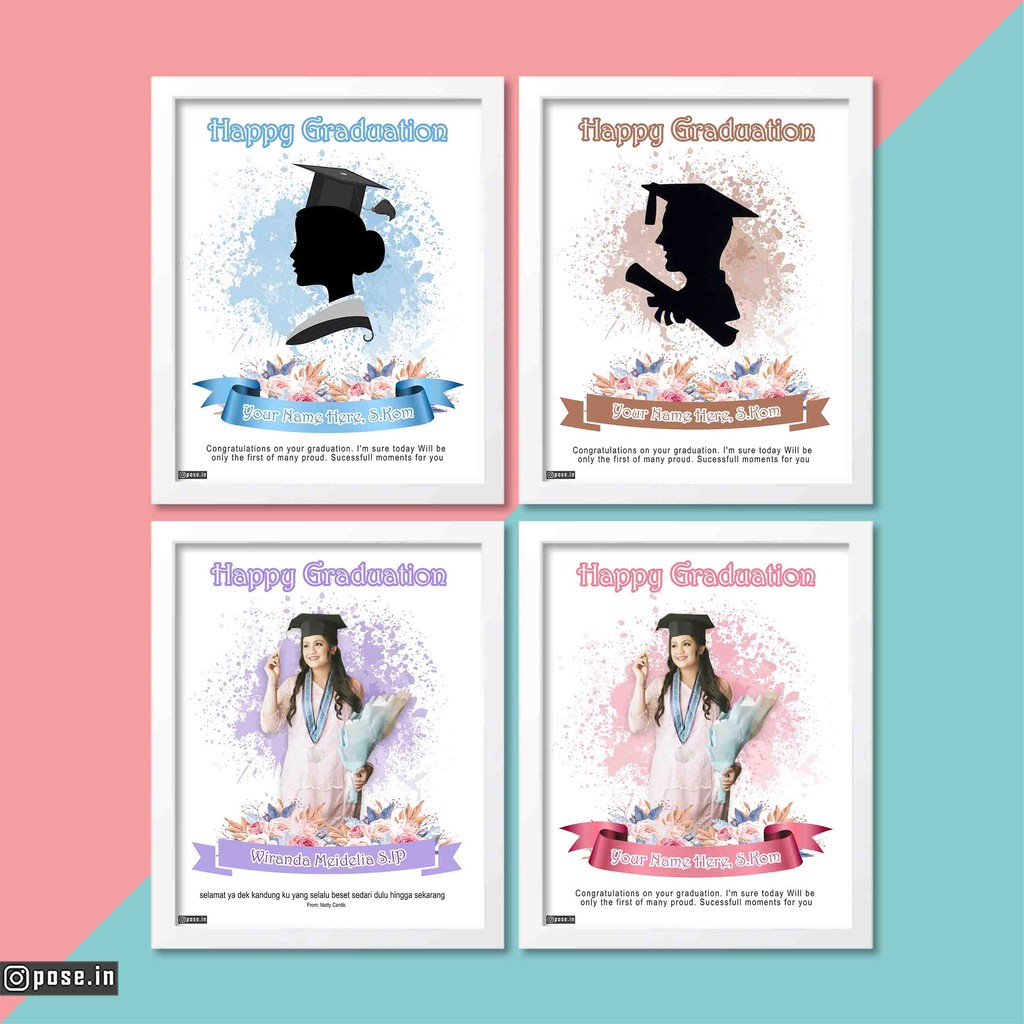 JASA EDIT FOTO UCAPAN GRADUATION BIRTHDAY SILUET SOFTFILE