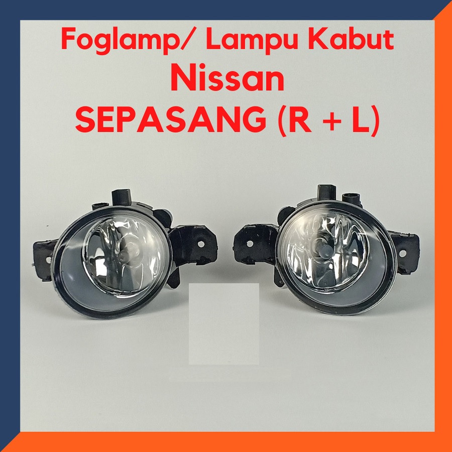 Fog Lamp / Lampu Senja Kabut & Bohlam 1 Set Sepasang Nissan Juke, Livina, March, Evalia
