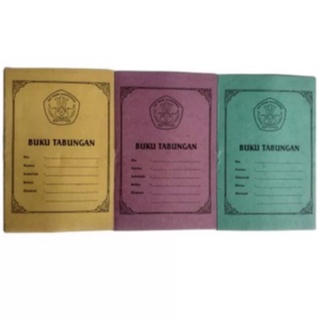 5 Pcs Buku Tabungan Anak Sekolah PAUD/TK