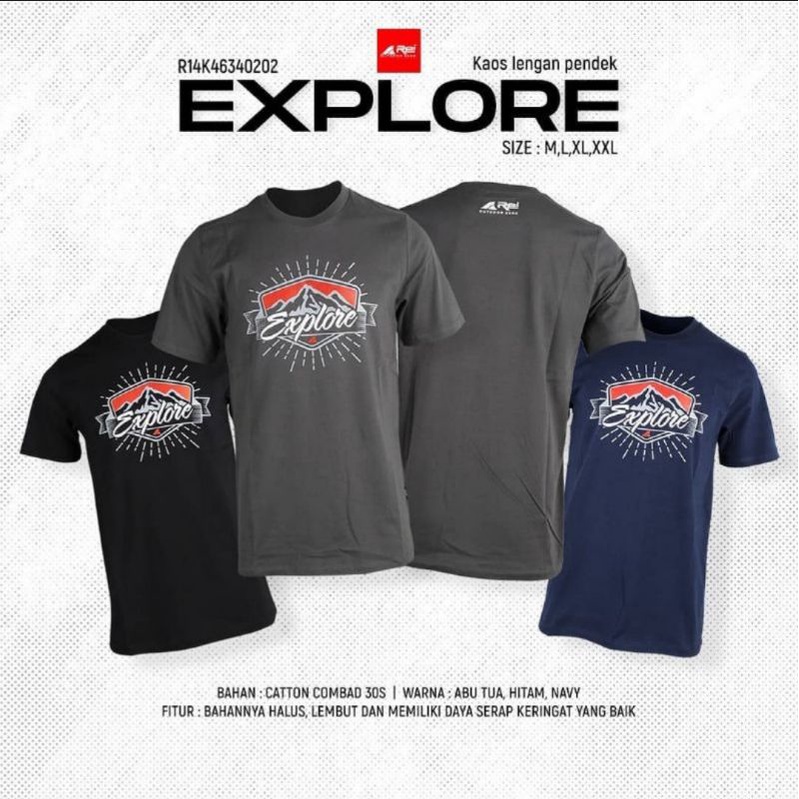 Kaos Pdk Arei Explore (Original)