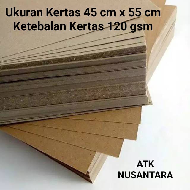 

(LEMBAR) KERTAS SAMSON UKURAN 45 CM X 60 CM / KERTAS KRAF