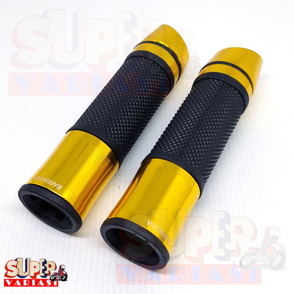 Hangrip motor jalu stang/grip motor jalu stang gold lancip bisa semua motor harga sepasang