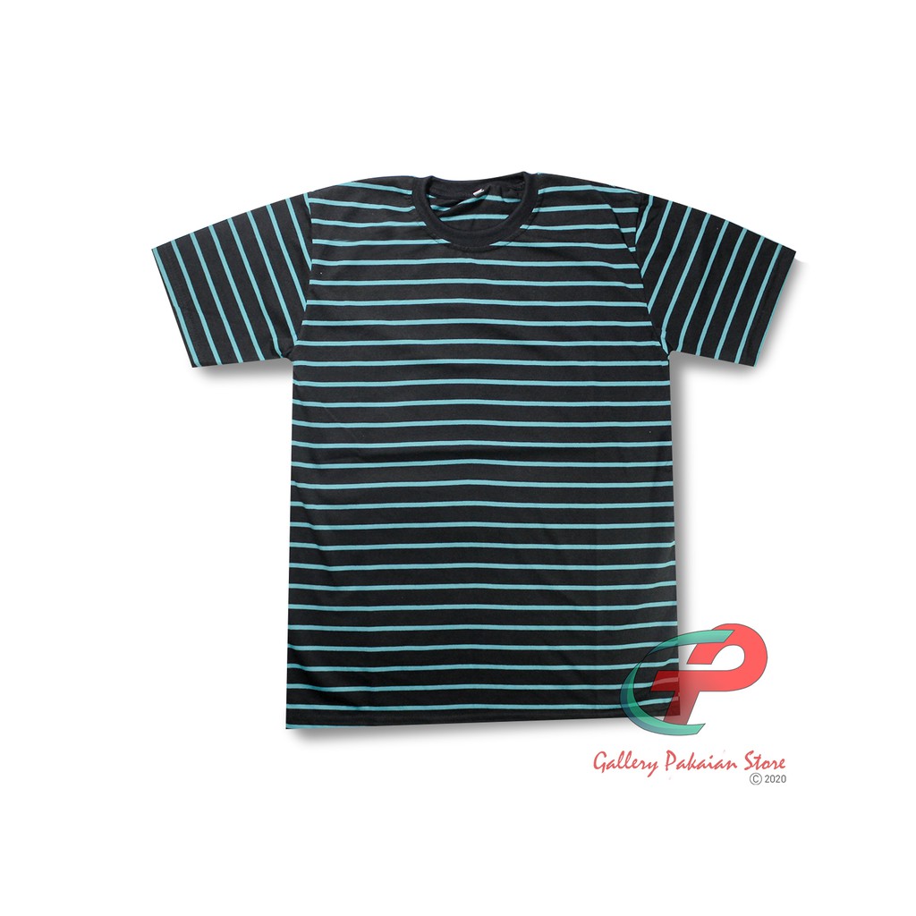 T-SHIRT STRIPE Kaos salur pria unisex paket 2 strip garis keci dan besar termurah kaos distro