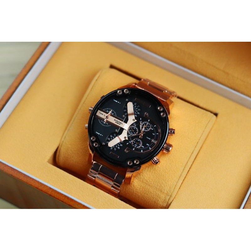 Jam Tangan Pria Dual Time Diesel Monster