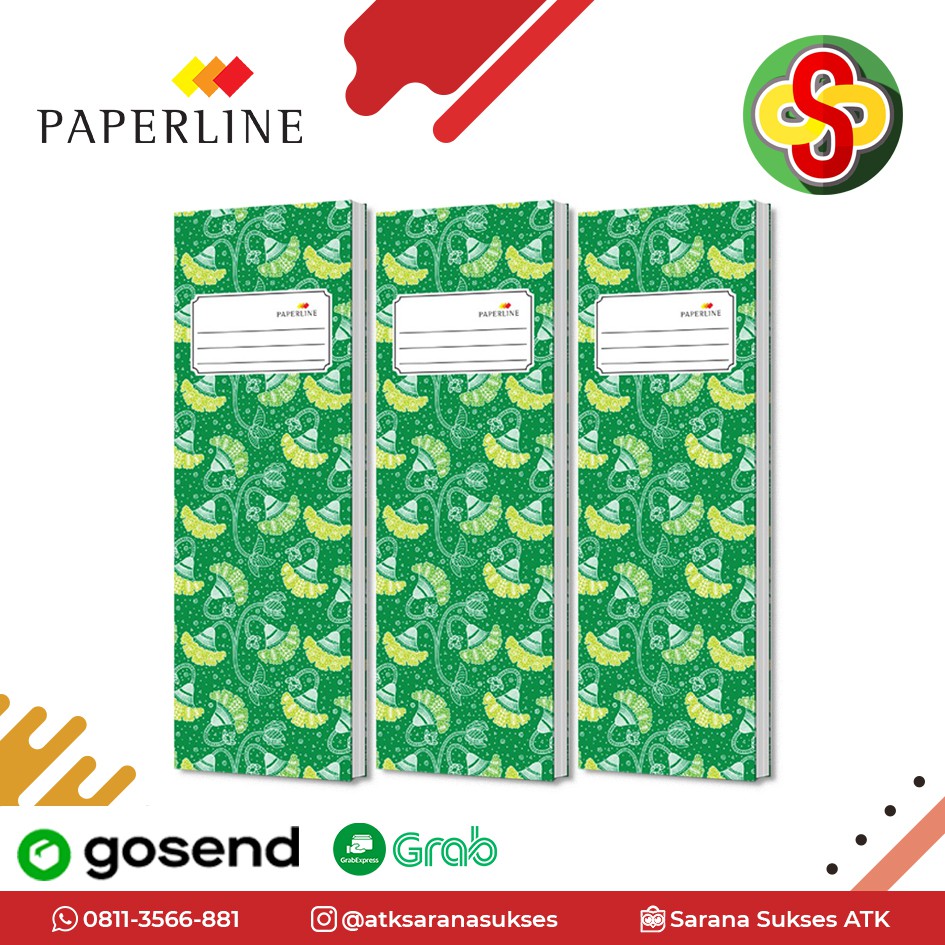 Buku Hard Cover Ekspedisi Paperline 100 Lembar