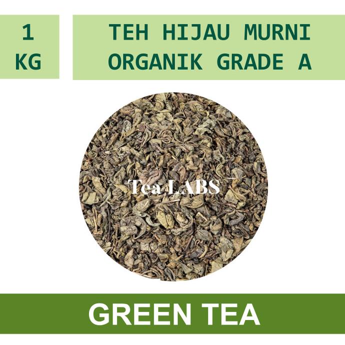 

[ COD ] Teh Hijau Organik Kiloan Grade A / Organic Green Tea 1 KILO MURAH Kode 110