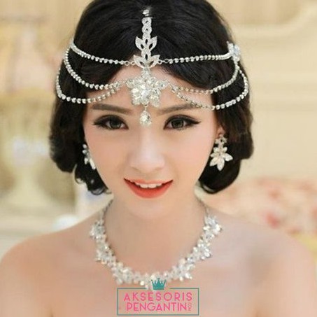 [SIAP KIRIM] AKSESORIS WEDDING CROWN HIASAN RAMBUT HEADPIECE PENGANTIN APM009