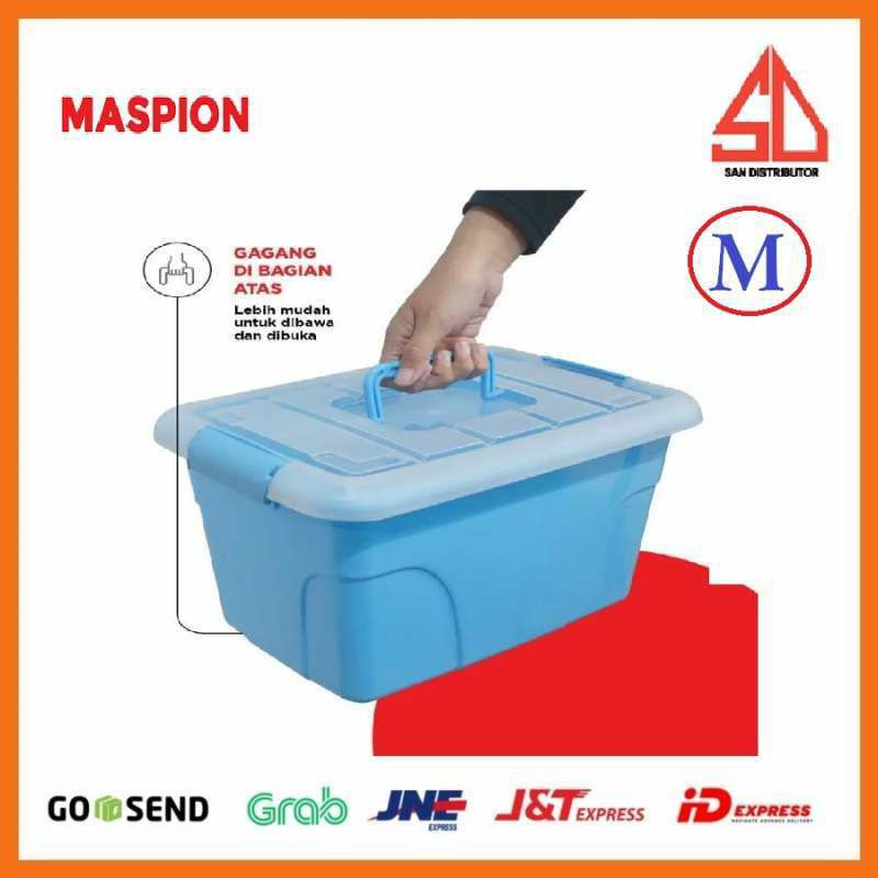 (COD / GRATIS ONGKIR) BOX MASPION BESAR FAVOURITE BOX L-6 17LT KUAT ADA HANDLE serbaguna