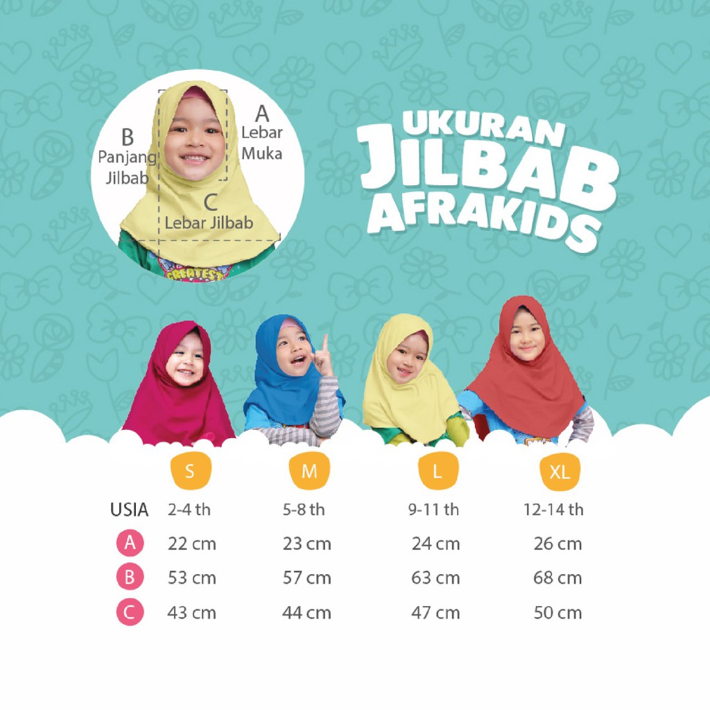 Jilbab Anak Afrakids - Hijab Anak