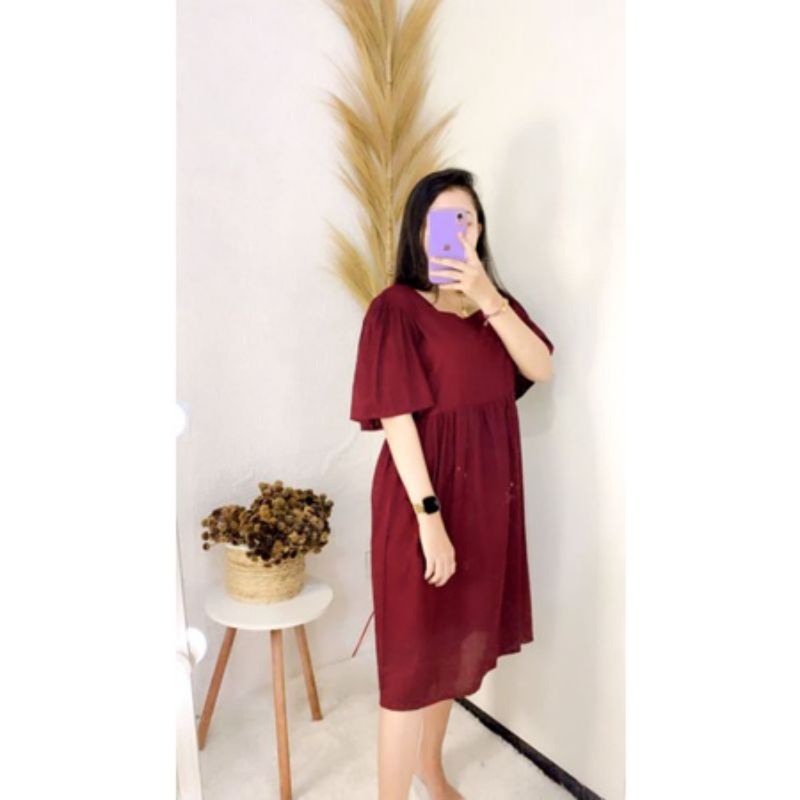 DRESS ZASKIA SABRINA/DRES KEKINIAN BIG SIZE/NINDI DRES