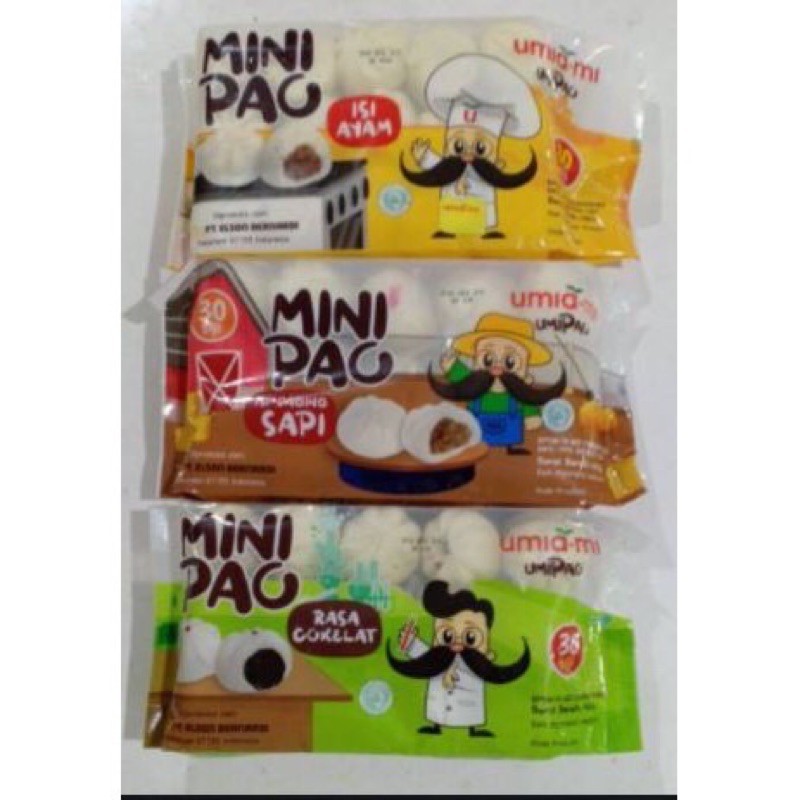 

minipao umiami coklat isi 30/bakpao coklat/minipao umia-mi/umami daging dan ayam/ mini pao