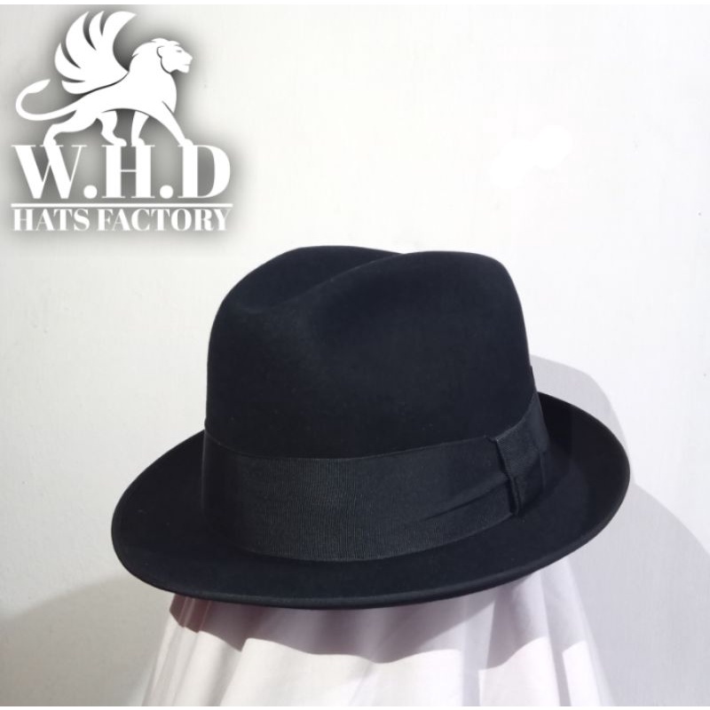 TERLARIS Topi laken fedora / topi jazz / topi tompi