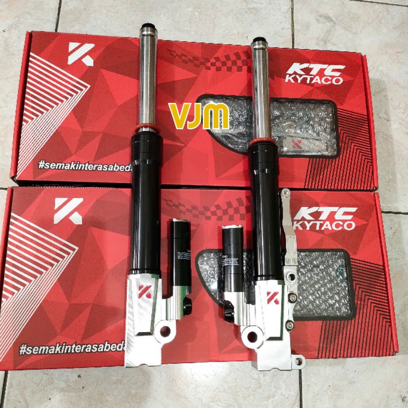 Shock Suspension Ktc kytaco Vario new 150 &amp; 125 Beat Fi Scoopy Black silver original