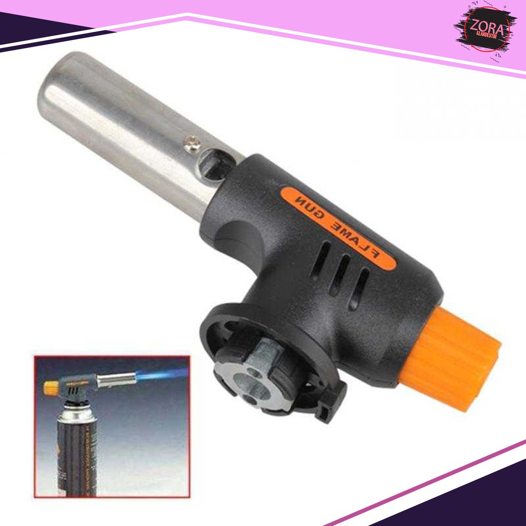 Jual Pematik Dan Kepala Gas Kaleng Portable Firetric Flame Gun Portable Gas Torch Shopee