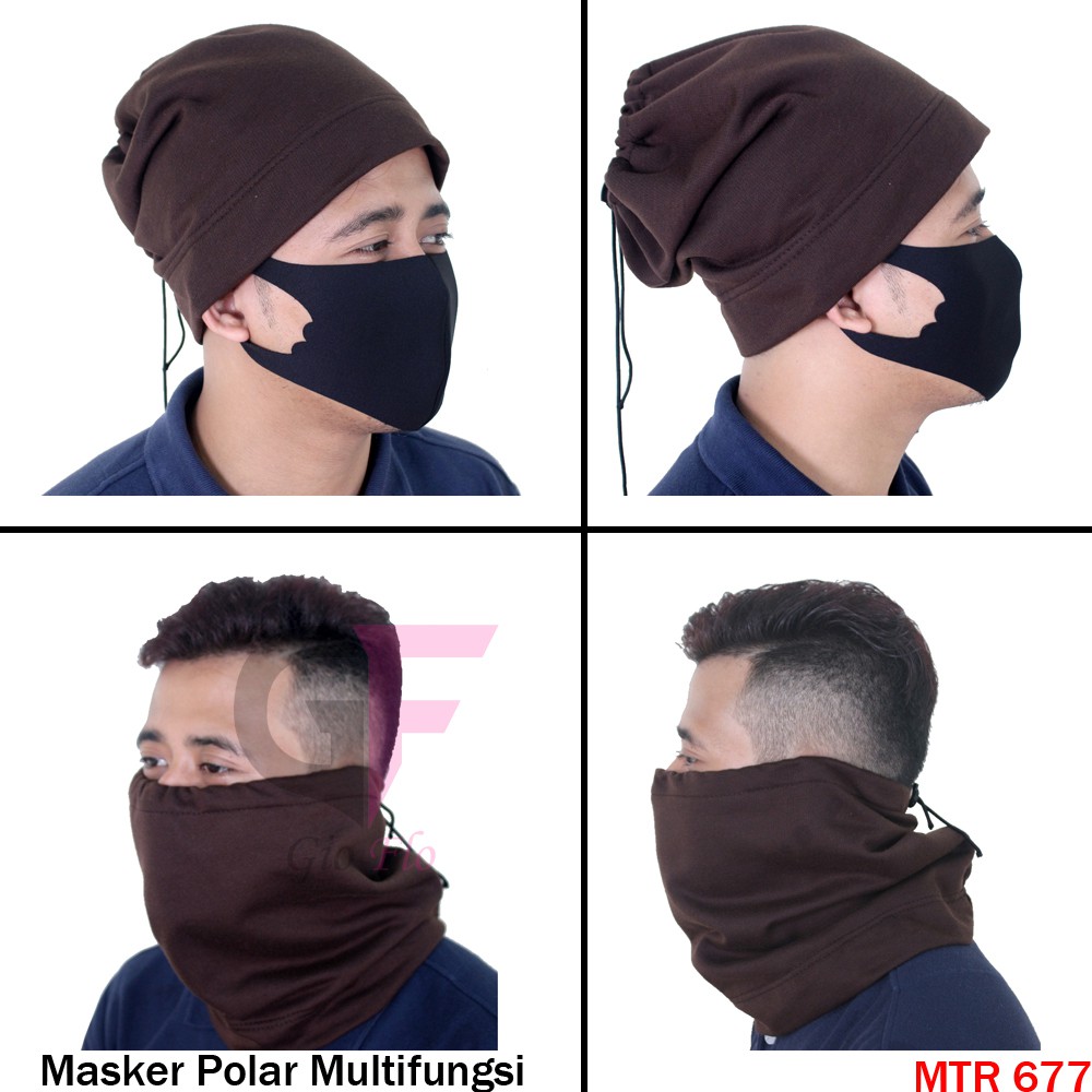 GIOFLO Masker Polar Penutup Setengah Muka Half Face