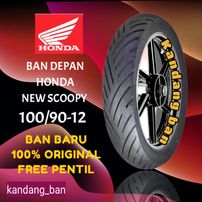 BAN TUBLES MATIC HONDA NEW SCOOPY 100/90.12 ,BAN BARU 100%