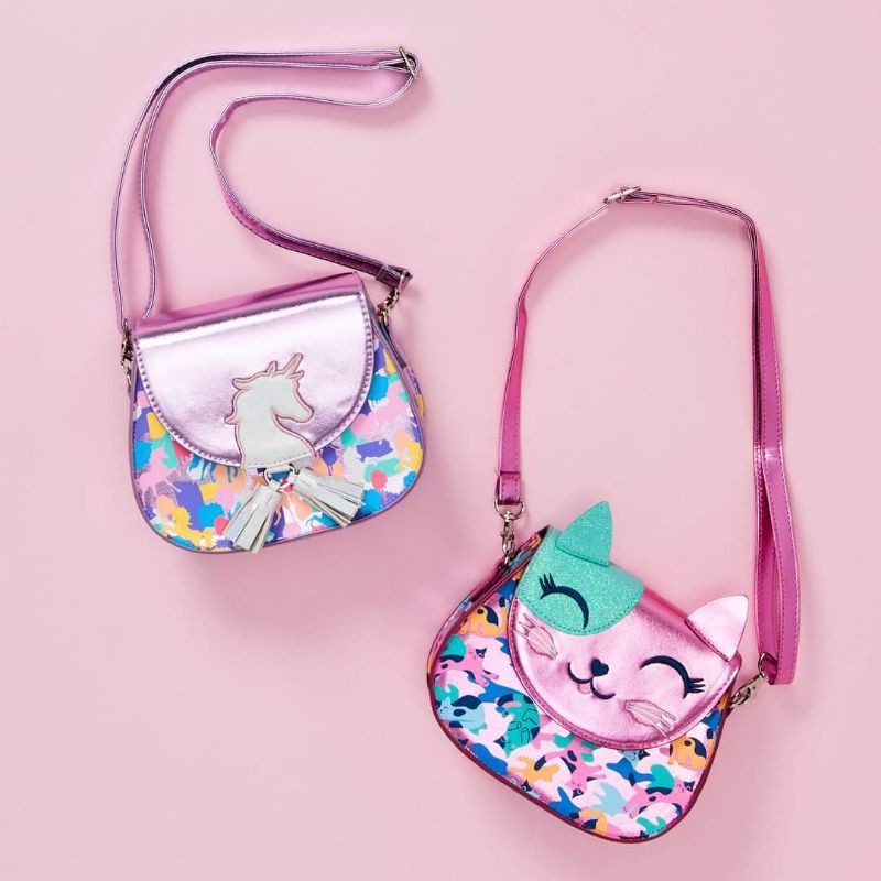 Smiggle Illusion Saddle Shoulder Bag / tas slempang cat or unicorn