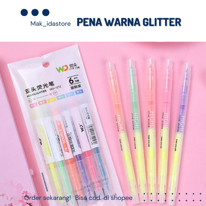 

ATK PENA WARNA / GLITTER PEN