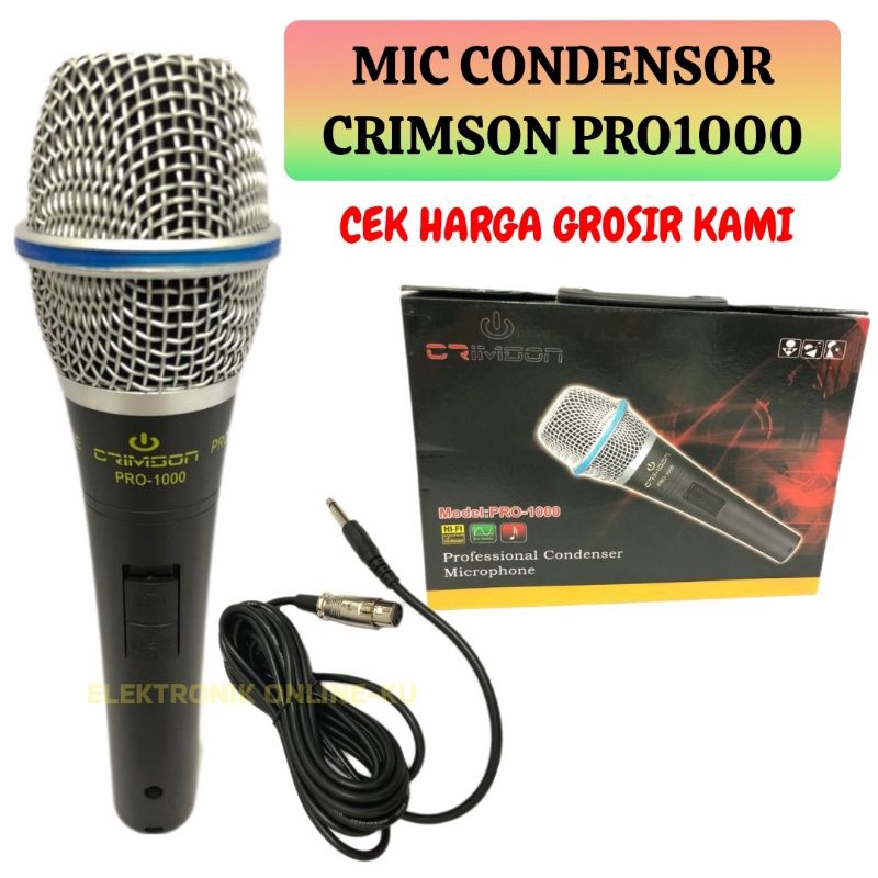 MIC CONDENSER CRIMSON PRO 1000