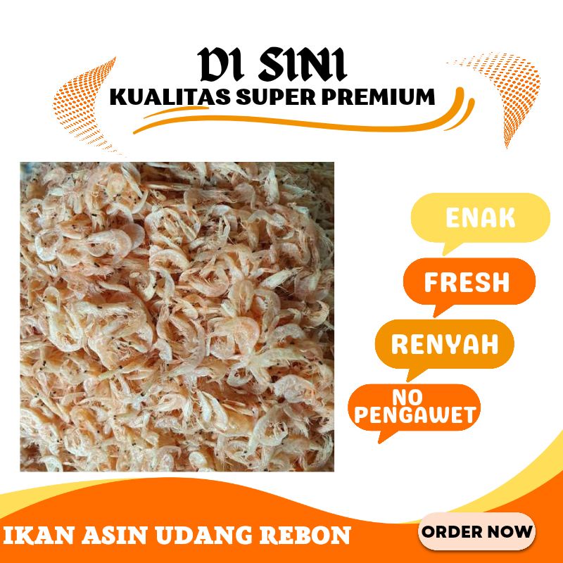 

Ikan Asin Udang Rebon 1kg Kualitas Super Premium by Sayuran Segar Garut