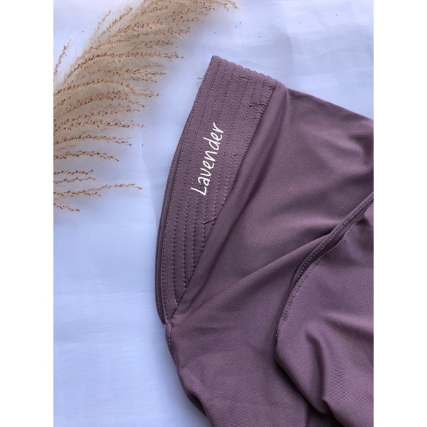 Bergo sport jersey High Quality menutup dada/Jilbab sport-Lavender