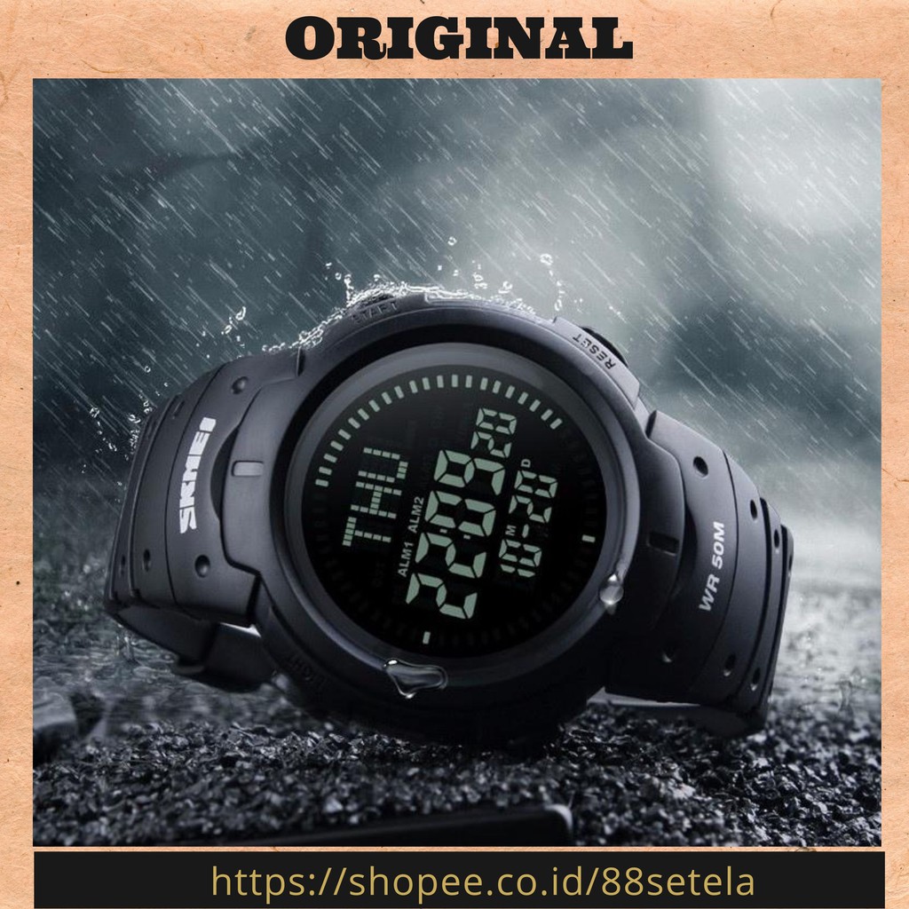 JAm Tangan Pria Original SKMEI Compas Kompas Anti Air dan KArat Jam Outdoors
