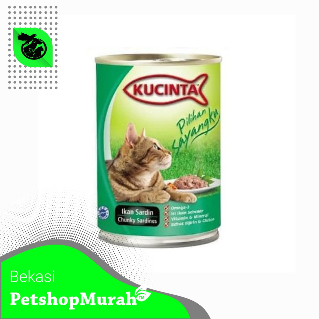 Makanan Kucing Basah Kaleng Kucinta 400 gram WetFood Kucinta 400 gr Can