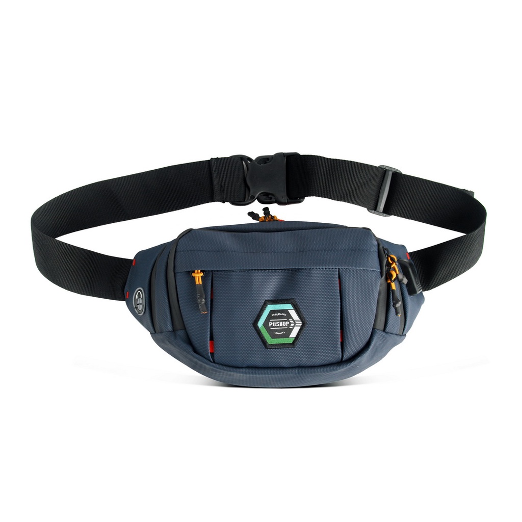 Tas Waistbag Waterproof Premium Bikers USB Pushop PUSHOP AUTHENTIC