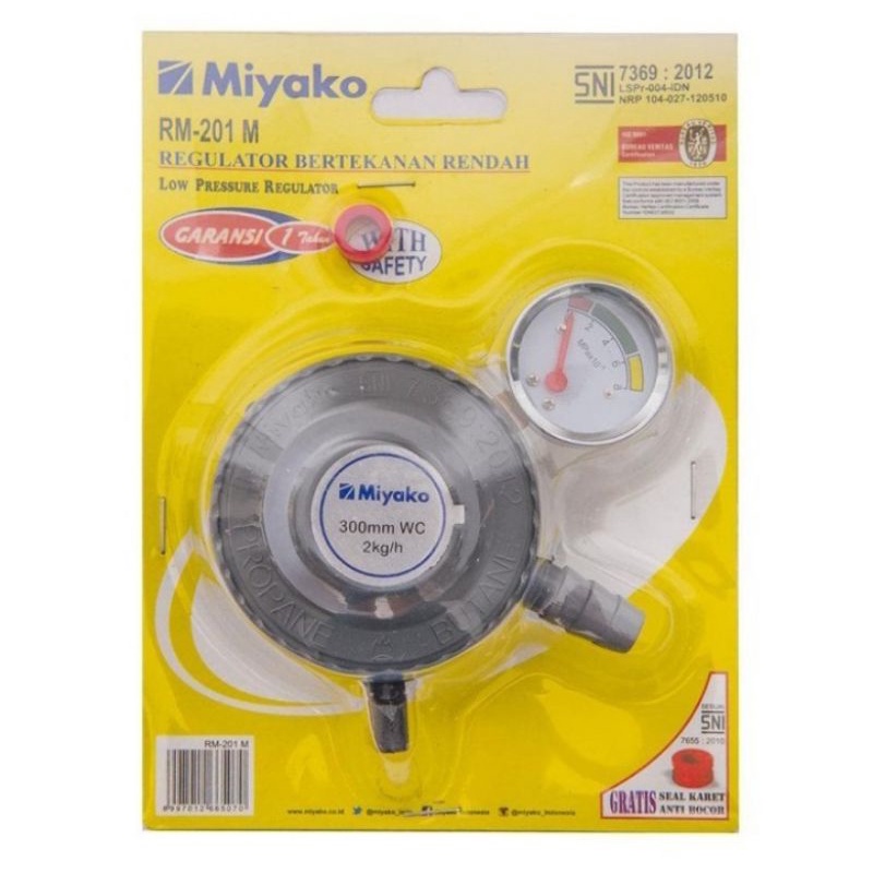 Regulator MIYAKO RM 201+ ampere murah dan original