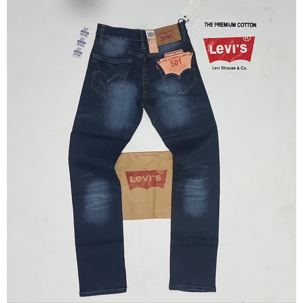 CELANA JEANS LEVIS 501 STREET PANJANG MADE IN USA/ CELANA JEANS PRIA 501 FULL KANCING