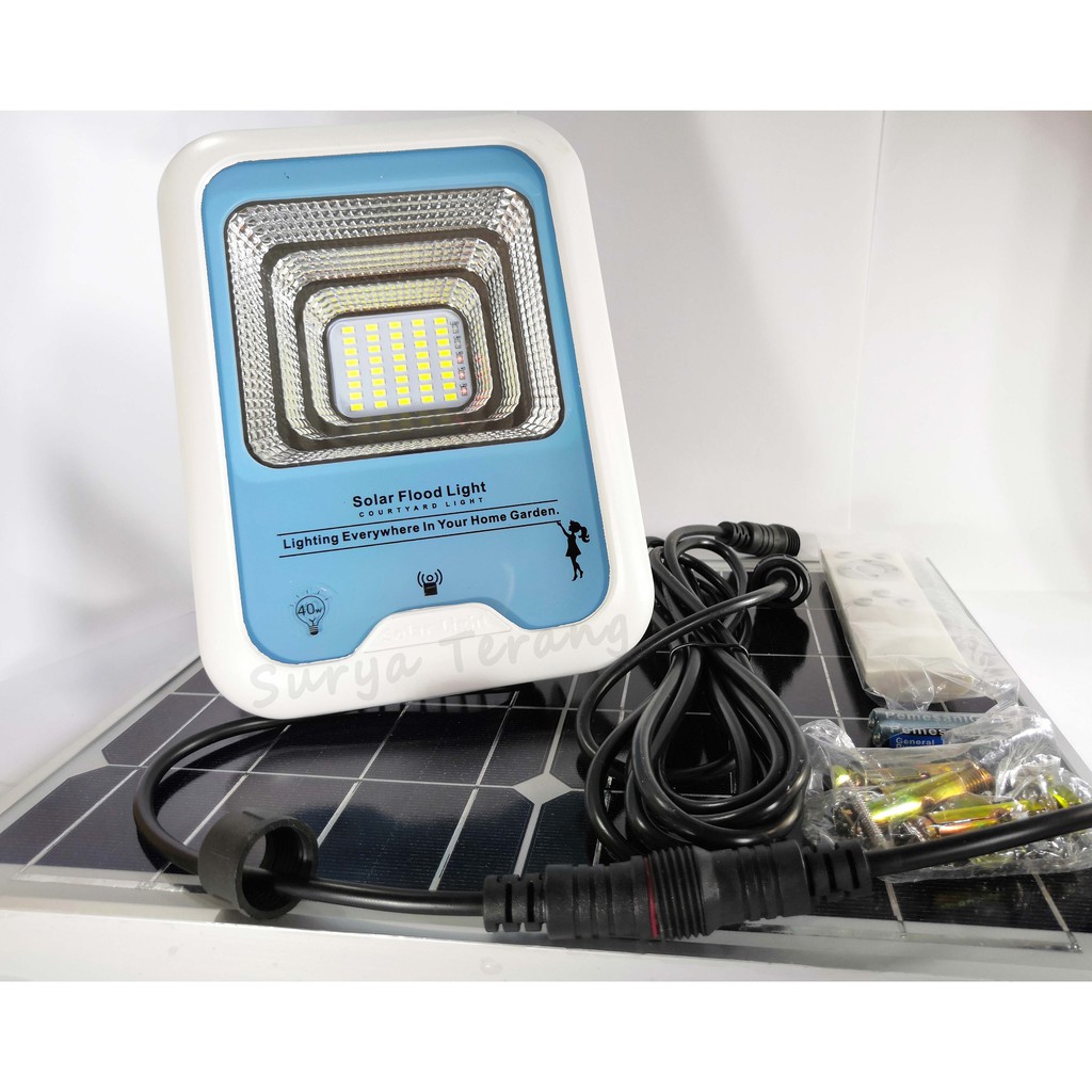 Lampu Sorot Tenaga Surya 40Watt LED NEW