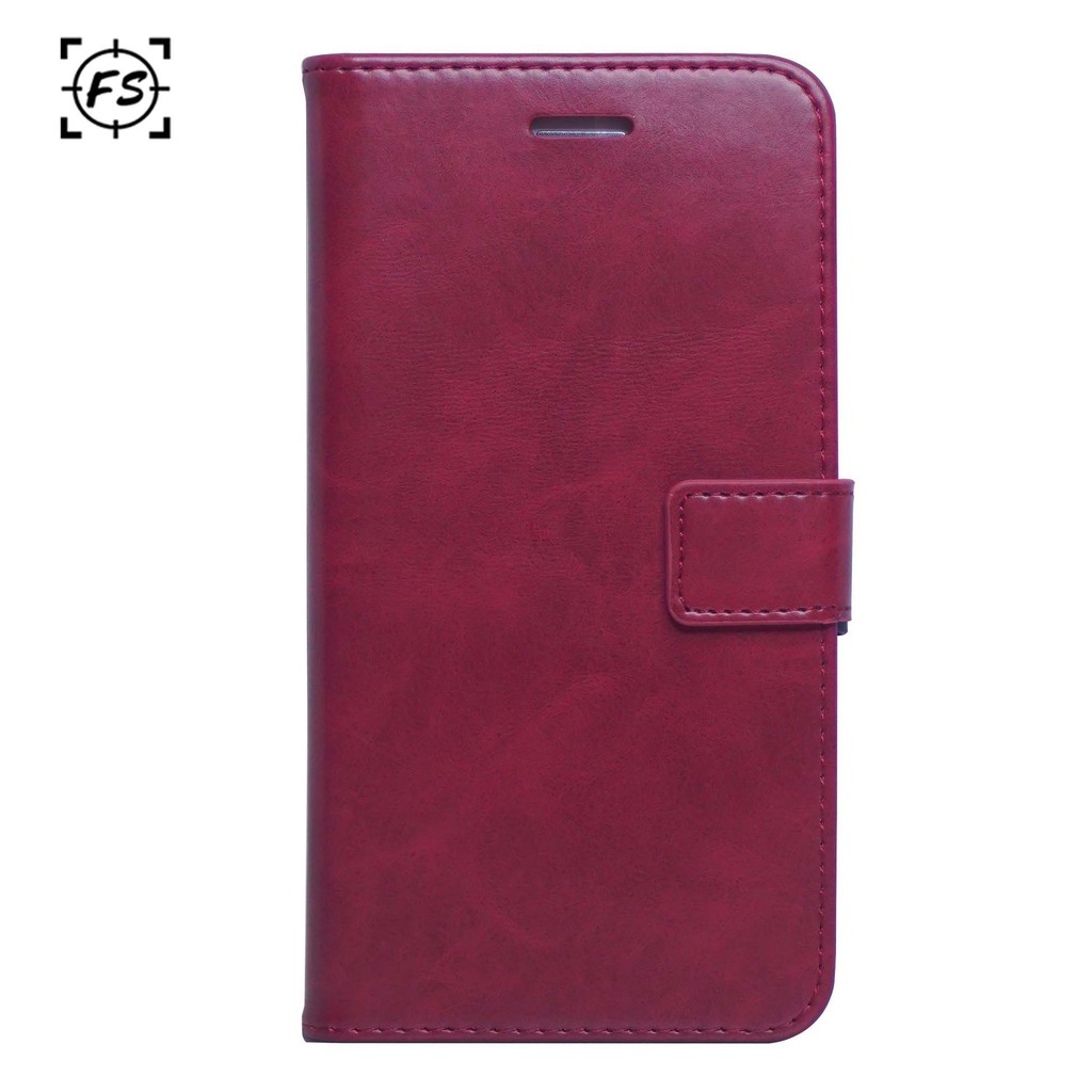 Casing Oppo F1+ | A83 | A1K/ Real C2 Flip Case/ Flip Cover Sarung Kulit Leather FS Bluemoon