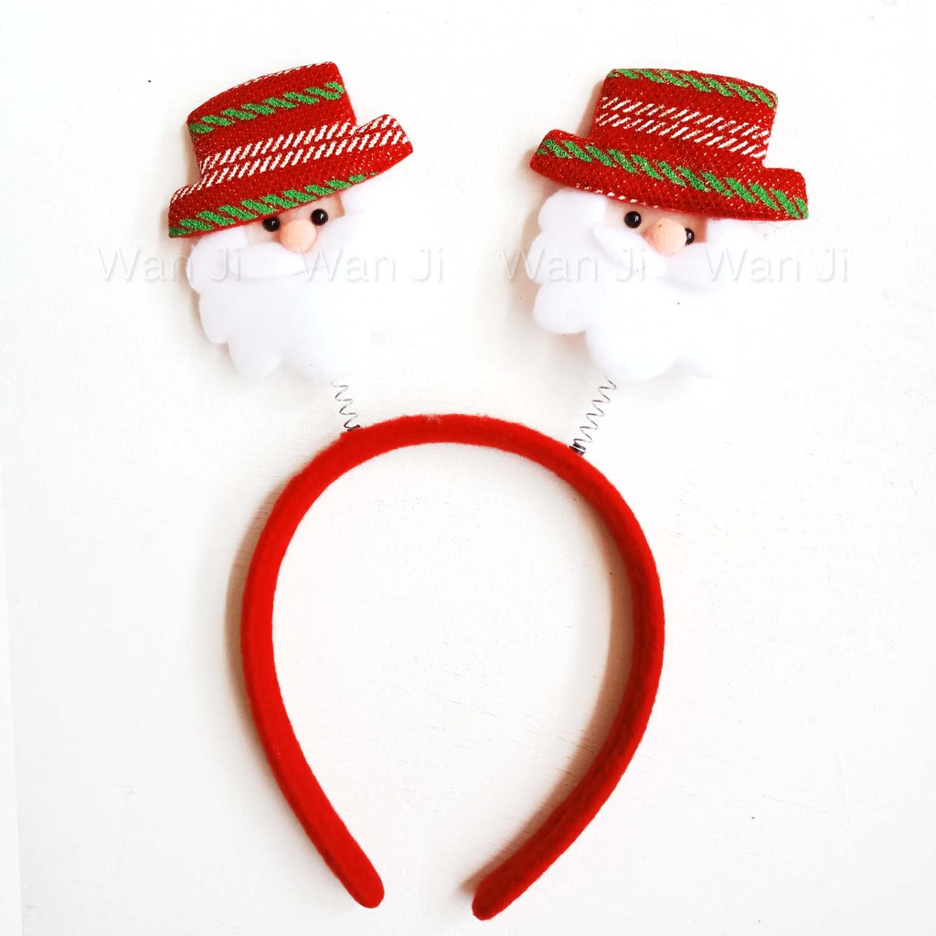 Bando Natal BN 16-18 | Topi Natal Santa | Aksesoris Tanduk Rusa