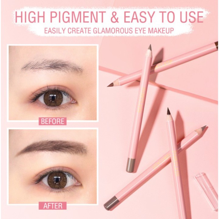 PINKFLASH Oh My Emoji Eyebrow Pensil Alis Anti Air Tahan Lama PF009