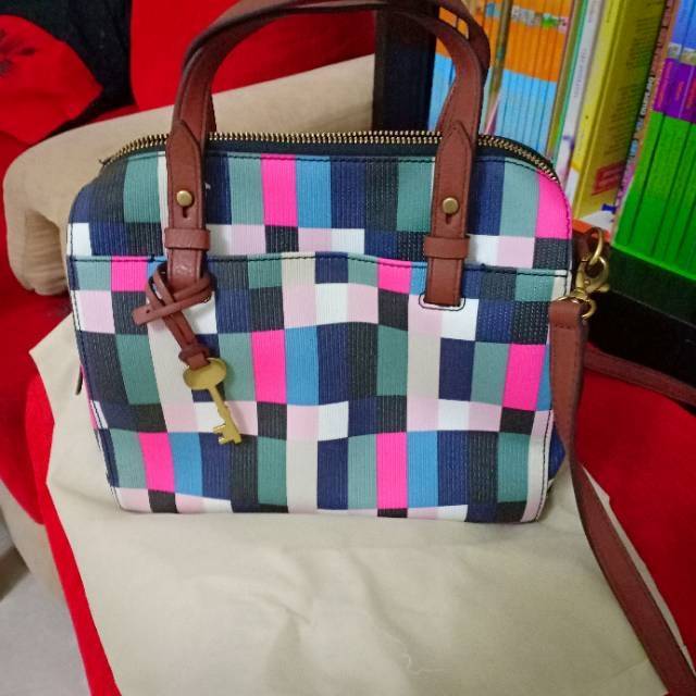Preloved tas bag fossil rachel satchel