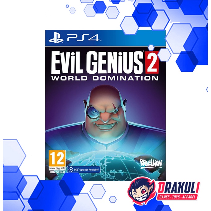 PS4 Evil Genius 2 World Domination (Region 2/Euro/English)