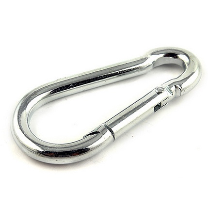 Karabiner Besi Mountaineering Outdoor Camp Murah - Silver