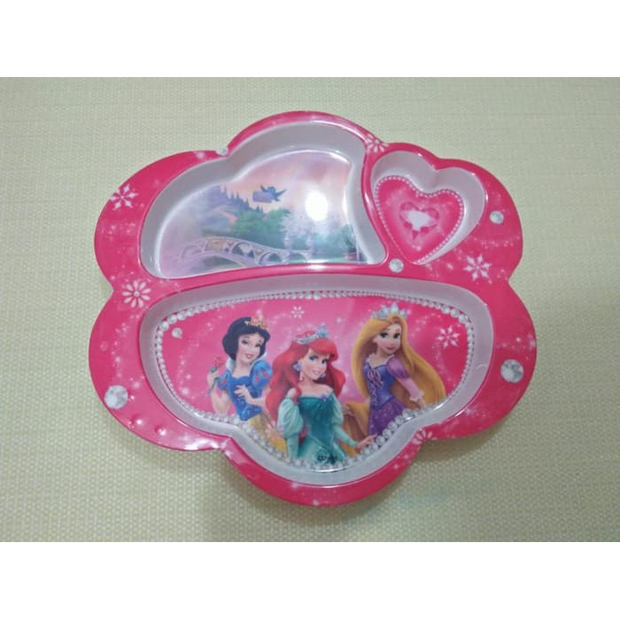 Piring Makan Melamin Karakter 3 SEKAT