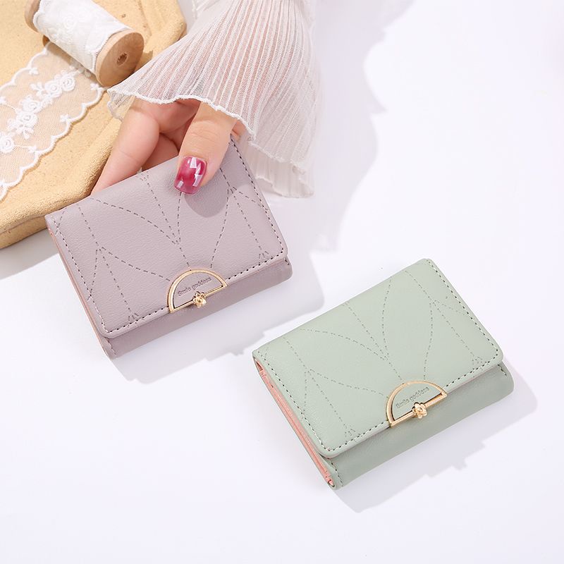 TASBLUE Dompet Lipat Wanita Dompet Mini Wanita Import Ala Korea Real Dompet Pendek Kecil Cantik Terbaru D236 Dompet Lipat Foto Multifungsi Untuk Dompet Fashion Wanita