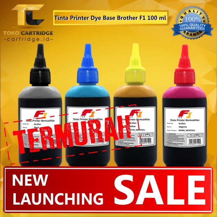 Tinta Refill F1 Printer Bro 100ml BT5000 BT6000 BT5000C BT5000M BT5000Y BT5000BK BT 5000 BT 6000