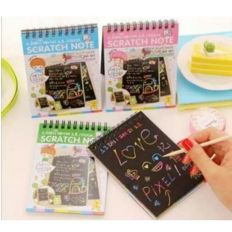 

Scratch Note Magic Book / Buku Gambar Magic Book