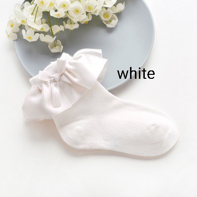 ROYAL SOCK / KAOS KAKI ANAK PEREMPUAN KOREA / KAOS KAKI IMPOR / KAOS KAKI PITA SATIN SIMPLE PESTA