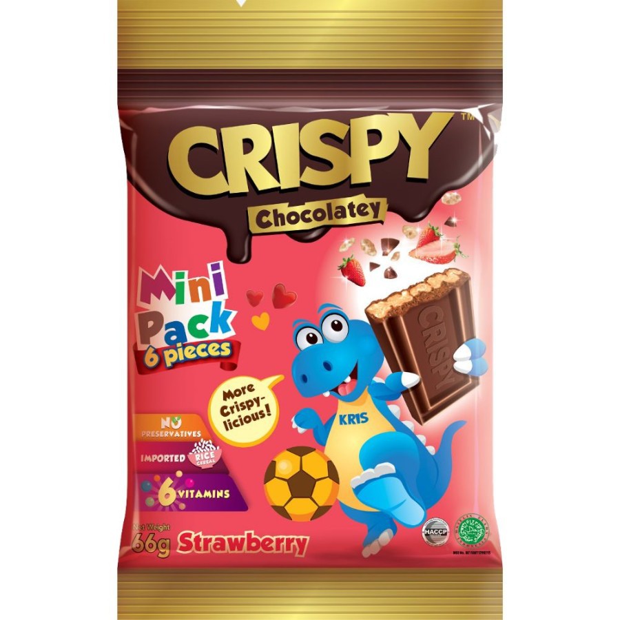 

Coklat Crispy Mini Pack Strawberry