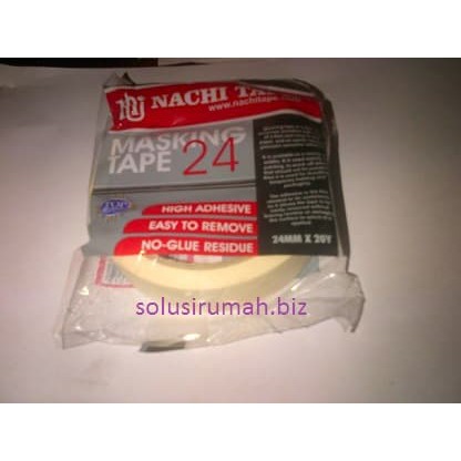 

ISOLASI 1" KERTAS NACHI 20Y*72R MASKING NC