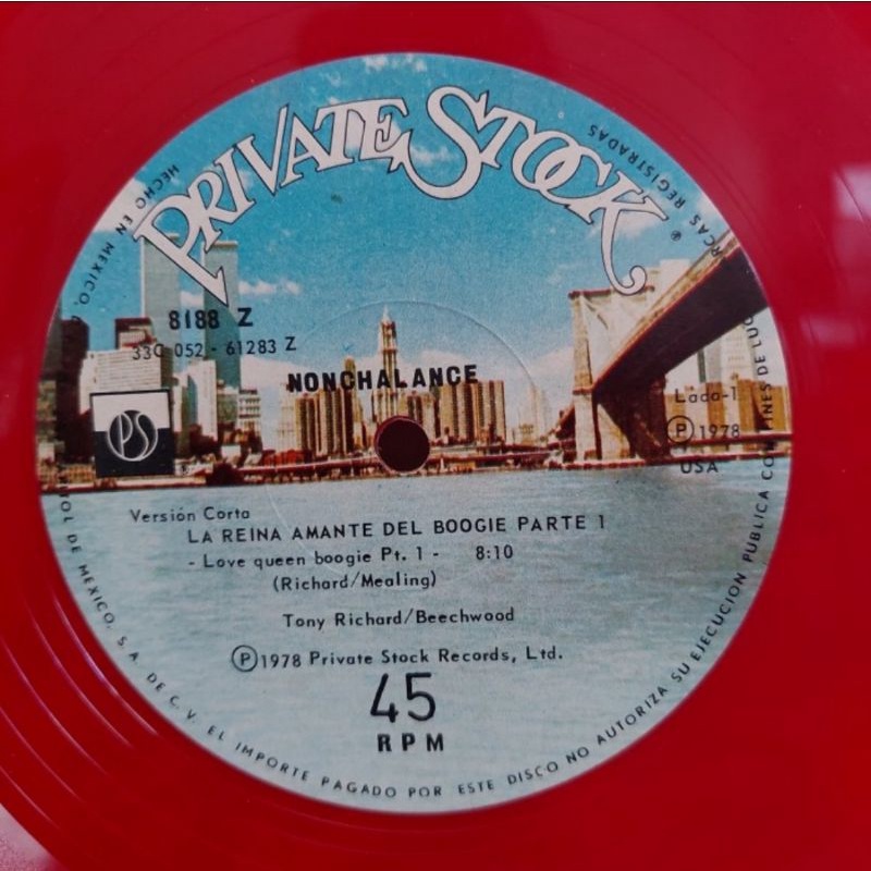 Red Vinyl - Tony Richard - Vinyl Merah