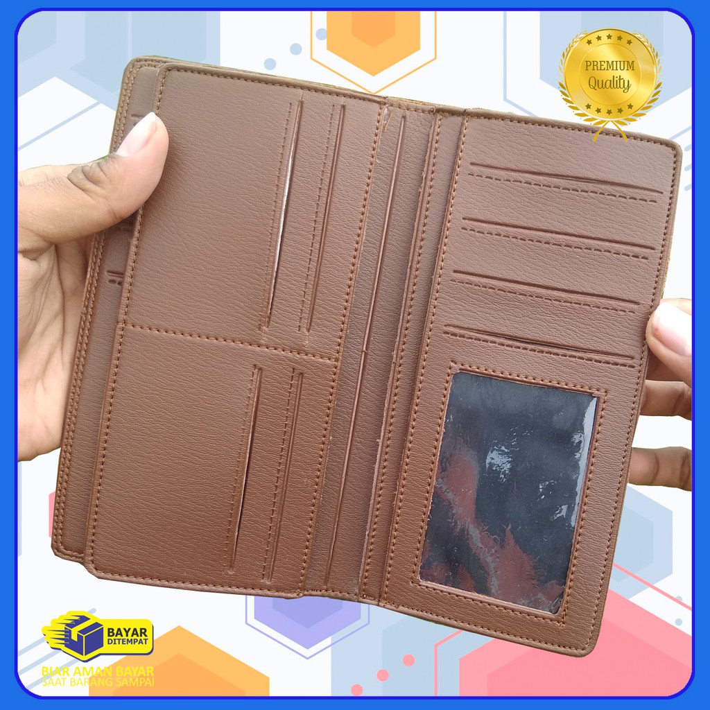 7.7 MIDYEAR SALE! Dompet Pria amt panjang Bahan sintetik distro