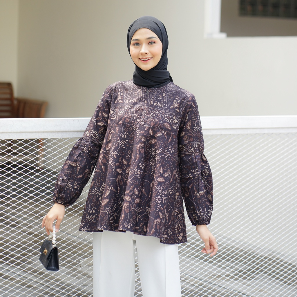 FITTINGROOM11 Blouse Batik - Hani Blouse New