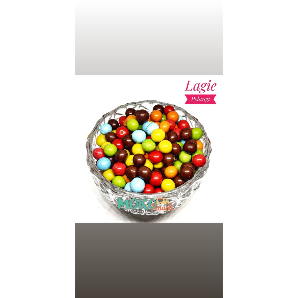 

Snack Cemilan Lagie Coklat / Cokelat Pelangi 1 Kg
