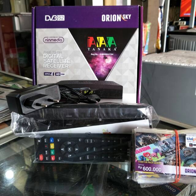 Resiver Tanaka Orion sky + vocher 600rb